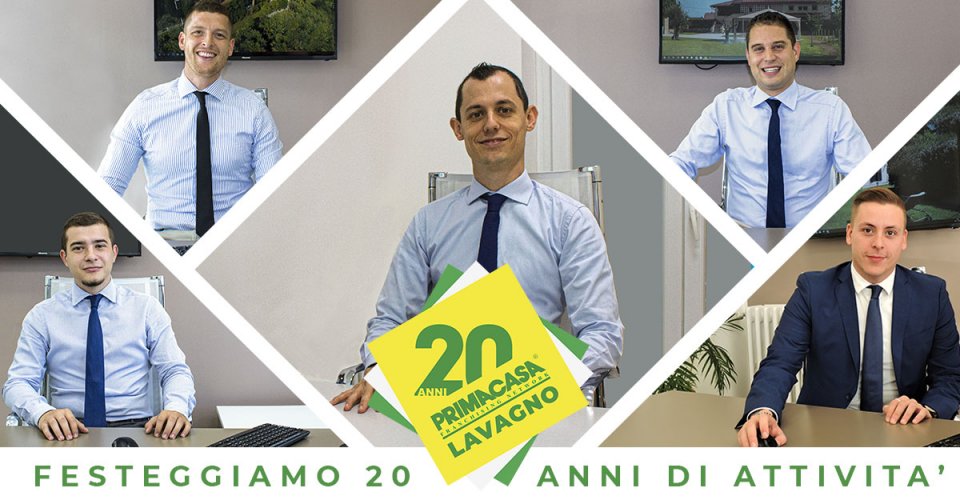 L’agenzia immobiliare Lavagno Case festeggia 20 anni di attività